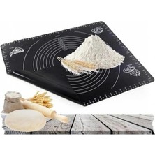 MiraLive Silikon Çok Amaçlı Geniş Hamur Matı Hamur Açma Matı 40*50 cm (4887)