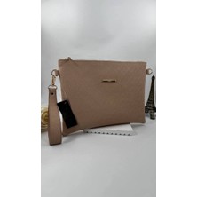 Leauder Women Kadın Zincir Aksesuar  Kulplu Clutch Çanta
