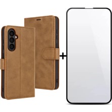 AHK Tekno Samsung Galaxy A17 (A176) Uyumlu Renkli Yumuşak Kapaklı Kılıf / Ekran Koruyucu