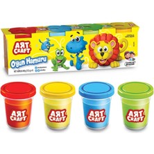 NessiWorld 03281 Art Craft 4lü Oyun Hamuru / 488 gr