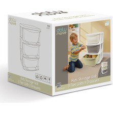 NW NessiWorld 7130 3 Katlı 3 Çekmeceli Saklama Ünitesi -Dolu Oyuncak