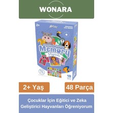 Wonara Eğitici Zeka Geliştirici Aile ile El-Göz Koordinasyonu Desteği Eğlenceli Hayvanları Öğreniyorum Seti