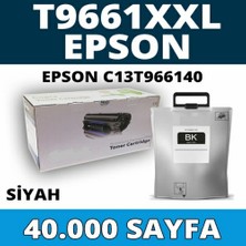 Oratek Epson T9661XXL Chipli Yüksek Kapasiteli Siyah Ithal Muadil Kartuş  (40.000 Sayfa)