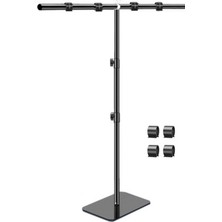 AZT 100X200CM 1X2MT Fon Perde Tutucu Pvc Background Backdrop Çekim Standı T Stand Bar