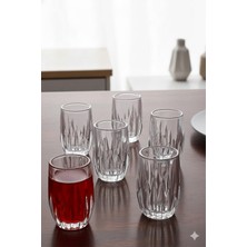 iselahome Virella Kristal Kahve Yanı Cam Bardak 55 ml 6 Adet