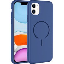 Teleplus iPhone 11 Kılıf Meta Pastel Manyetik Araç Tutucu Kılıf