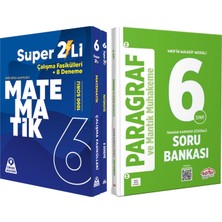 Editör Yayınları Örnek Akademi 6. Sınıf Süper Ikili Matematik ve Editör Paragraf Mantık Muhakeme Soru Bankası Seti 2 Kitap