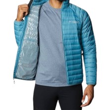 Columbia Alpha Trail Down Titanium Kapüşonlu Erkek Kaz Tüyü 3D Termal Mont