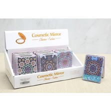 TeknoKesgin KESGİN MARKET® Mandala Desenli Hareketli Sulu El Aynası Alk4585