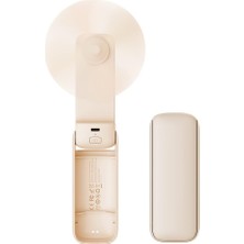 Hepta Collection SNN01 Katlanabilen 3 Kademeli Portatif Soğutucu El Fanı Mini Vantilatör USB Şarjlı 10 Saat Kesintisi
