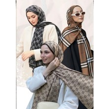 Sevimia Scarf Sevimiascarf Çift Taraflı Jakar Şal 3'lü Hediye Şal Seti