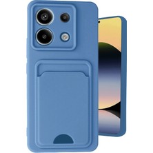 Verto Newface Xiaomi Redmi Note 13 Pro 5g Kılıf Kelvin Kartvizitli Silikon - Mavi