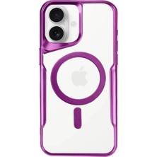 Verto Newface iPhone 16 Plus Kılıf Boyi Magsafe Silikon Kapak - Pembe