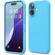 Verto Newface iPhone 16 Kılıf Nano Içi Kadife Silikon - Mavi