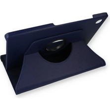 Verto Newface Samsung Galaxy X200 Tab A8 10.5 Kılıf 360 Tablet Deri Kılıf - Lacivert