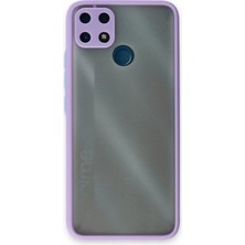 Verto Newface Realme C25 Kılıf Montreal Silikon Kapak - Mor