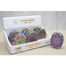 Eldenör Taşlı El Aynası Oval Ince Model 3