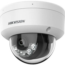 Hikvision Hıkvısıon DS-2CD1141G2-LIUF 4mpix, 2,8mm Lens, H265+, Hybrid Light,  20MT Gece Görüşü, Poe, Mikrofonlu Dome Ip Kamera