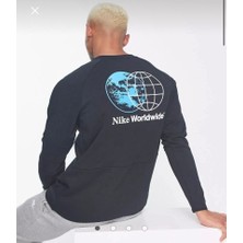 Nike Dri-Fıt Men's Graphic Fitness Crew Siyah Erkek Sweatshirt DV9827-010