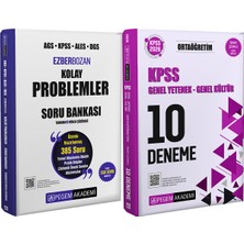 Pegem Akademi Yayıncılık Ezberbozan Kolay Problemler Video Çözümlü Soru - 2026 Kpss Ortaöğretim Çözümlü 10 Deneme