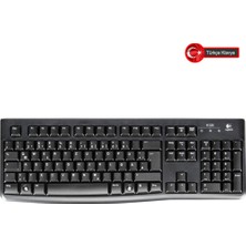 Verto Logıtech K120, 920-002505, USB Kablolu, Türkçe Q, Standart Klavye