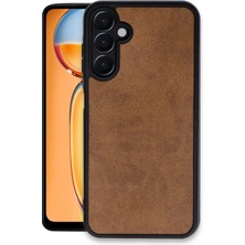 Verto Newface Samsung Galaxy M15 Kılıf Aras Deri Kapak - Taba