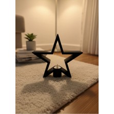 MiraLive Yıldız Mumluk Siyah