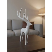 MiraLive Geyik Figürü Beyaz