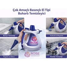 Rose Teknoloji Basınçlı Buharlı 1050W Uzatma Borulu Detaylı Tezleyici