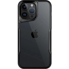 Verto Newface iPhone 15 Pro Kılıf Boyi Silikon Kapak - Siyah