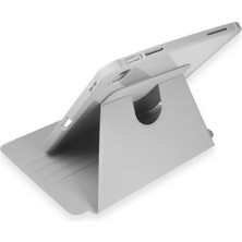 Verto Newface iPad 10.2 (7.nesil) Kılıf Starling 360 Kalemlikli Tablet Kılıf - Gri
