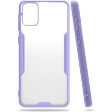 Verto Newface Samsung Galaxy M31 Kılıf Platin Silikon - Lila