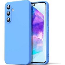 Verto Newface Samsung Galaxy A16 5g Kılıf Nano Içi Kadife Silikon - Mavi