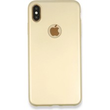 Verto Newface iPhone Xs Max Kılıf First Silikon - Gold
