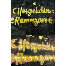 Zenviva Hoşgeldin Ramazan Kaligrafik Banner ve 3 mt Şerit LED