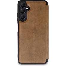 Verto Newface Samsung Galaxy A05S Kılıf Flip Cover - Taba