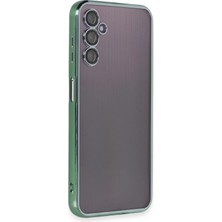 Verto Newface Samsung Galaxy A14 4g Kılıf Razer Lensli Silikon - Yeşil