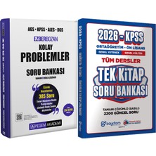 Pegem Akademi Yayıncılık Ezberbozan Kolay Problemler Video Çözümlü Soru - Ortaöğretim Ön Lisans Tek Kitap Soru