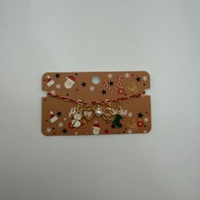 Mare Accessories Yılbaşı Temalı Charm Detaylı Bileklik
