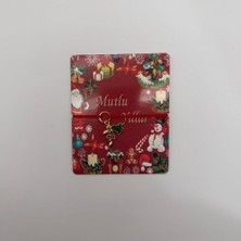 Mare Accessories Kırmızı Ipli Yılbaşı Charm Bileklik