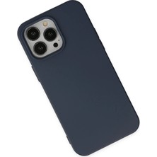 Pazarcan Iphone 15 Kılıf Nano Içi Kadife Silikon - Lacivert