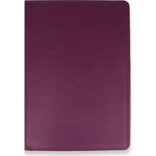Pazarcan Galaxy X800 Tab S8 12.4 Kılıf 360 Tablet Deri Kılıf - Mürdüm