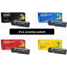 Ero Print TN-210 / Brother HL-3070CW İçin 4 Renk Muadil Toner Set