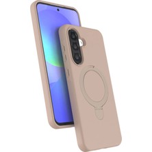 Verto Newface Samsung Galaxy A56 Regal Magsafe Standlı Kapak - Çöl Titanyum