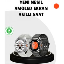 MiraLive Modern Akıllı Saat Kablosuz Şarj Sosyal Medya Bildirimli