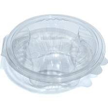 500 cc Yuvarlak  Şeffaf Salata Kabı / Avrupa Standardı- 100  Adet