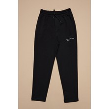 FullaModa Beli Lastikli Baskılı Erkek Çocuk Eşofman Altı