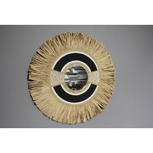 Norino Hasırlı Duvar Aynası