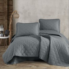 Pazarcan Çift Kişilik Yatak Örtüsü Tafana V6 Gri