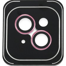 Verto Joko iPhone 14 Pvd Metal Kamera Lens - Pembe